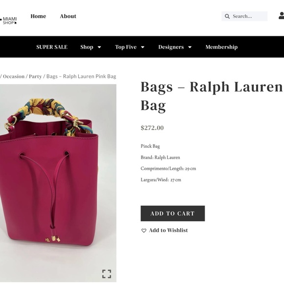 Stylish Pink Women\'s Bag